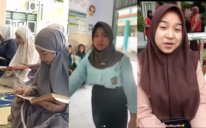 Niken Salindry saat di sekolah